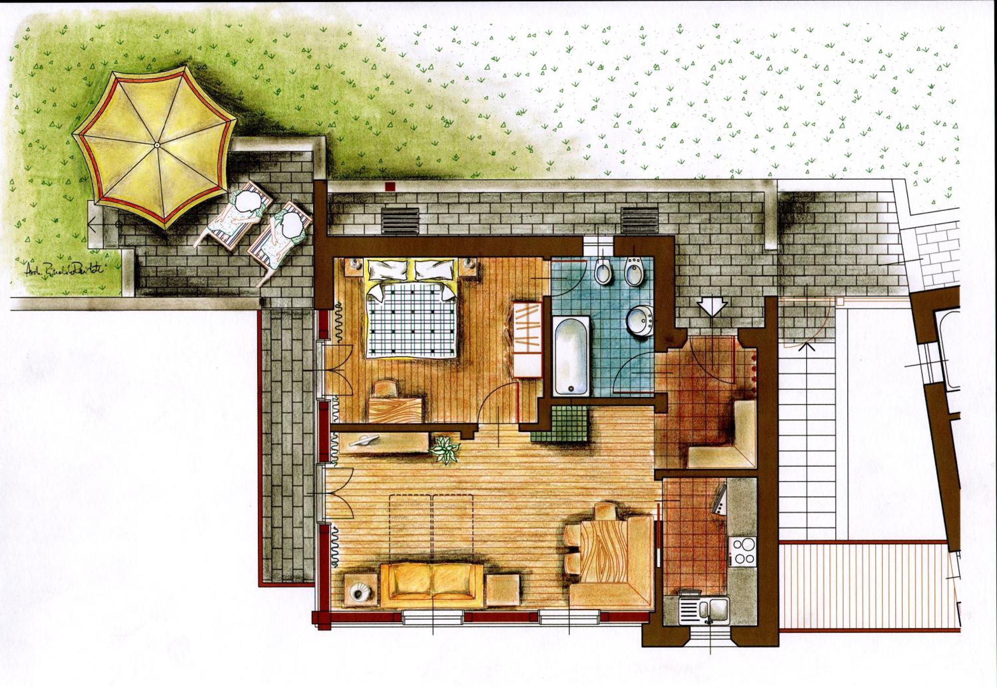 Mitterhof Apartment อุลติโม ภายนอก รูปภาพ